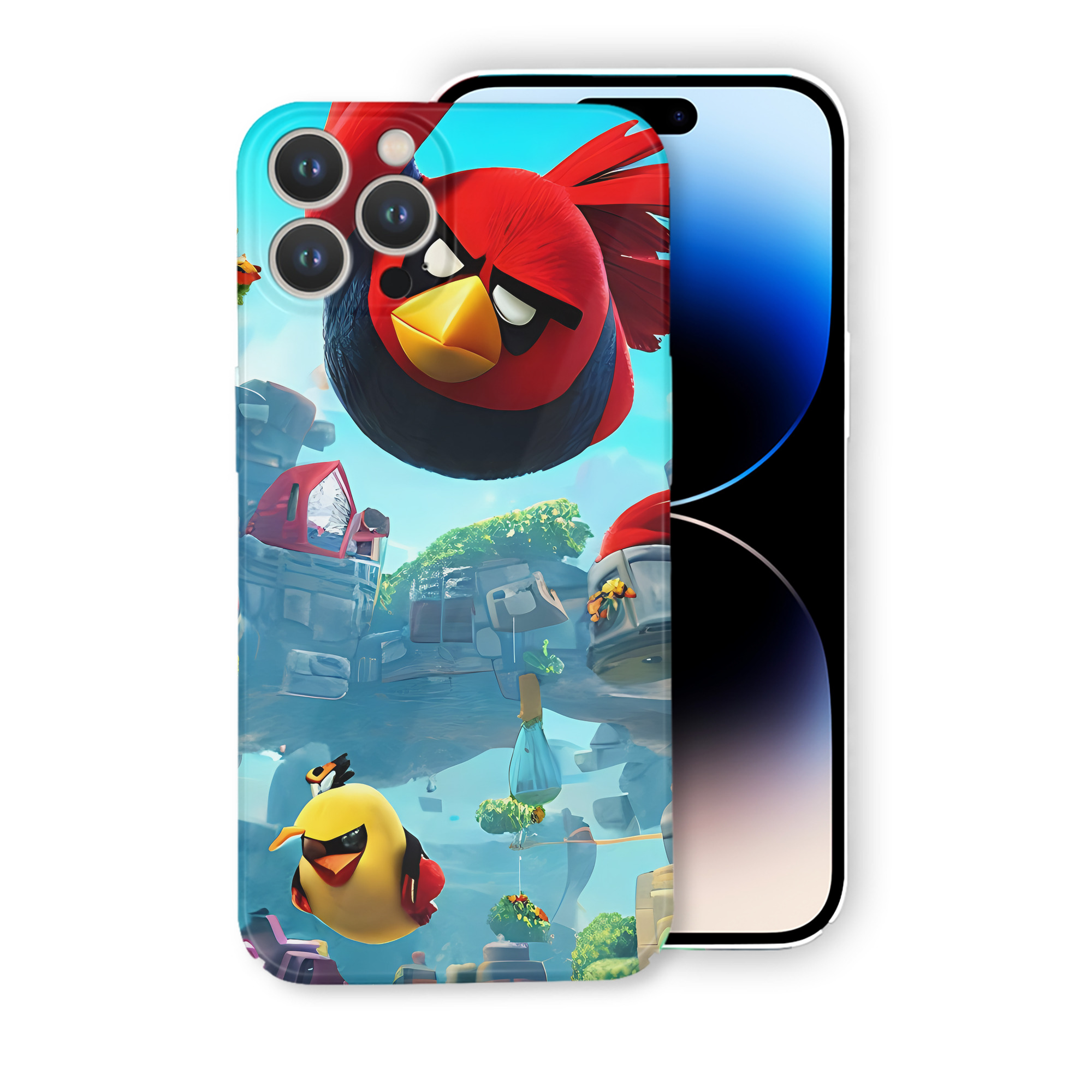 （画像用） Angry Birds アングリーバード 【iPhone 14シリーズ対応】ハードケース